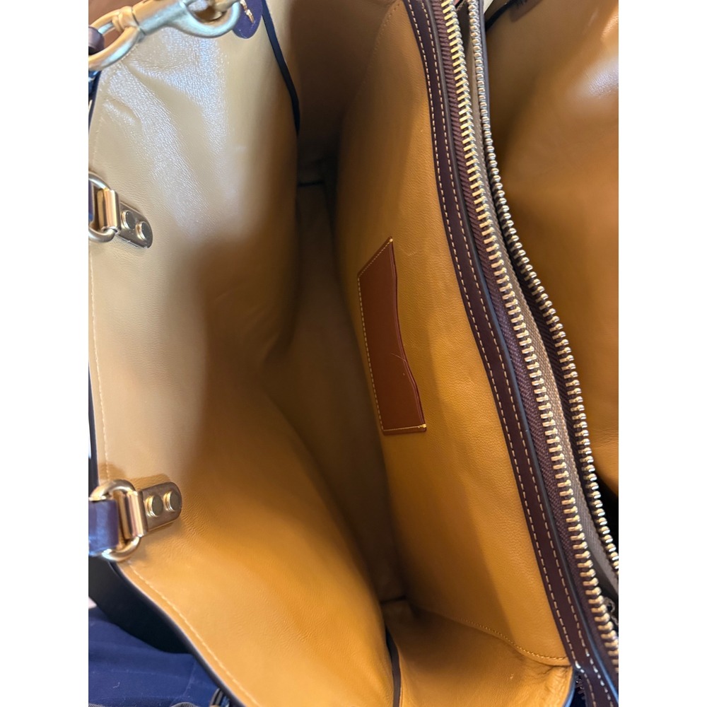 Coach Rogue 39 Saddle Colorblock Glovetanned Leather Carryall Tote 1941 - Picture 8 of 16